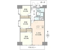 【東京都/江東区木場】日商岩井木場マンション 間取り図