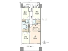 【東京都/江東区塩浜】コスモ木場キャナルブリーズ 間取り図