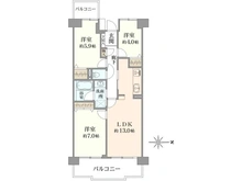 【東京都/江戸川区西葛西】リノア西葛西 間取り図