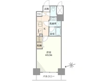 【東京都/中央区湊】セザールスカイタワー銀座東 間取り図