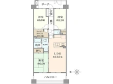【東京都/江東区潮見】クレストフォルム東京ビューフォート 間取り図