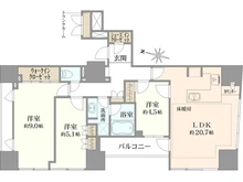 【東京都/豊島区南池袋】パークホームズ南池袋 間取り図