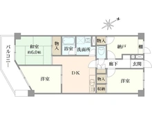 【東京都/江東区東砂】シャルム南砂町 間取り図