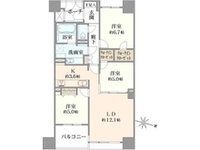 【東京都/世田谷区粕谷】D’グラフォート世田谷芦花公園 間取り図