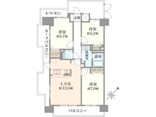 【東京都/中央区新川】シティハイツ東京日本橋 間取り図