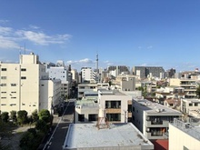 【東京都/江東区千石】プレシス木場公園シーズンプレイス 眺望：北側サービスバルコニーから撮影