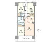 【東京都/江東区扇橋】メイツ深川住吉 間取り図