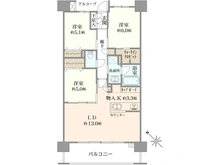 【東京都/江東区枝川】イニシア豊洲コンフォートプレイス 間取り図