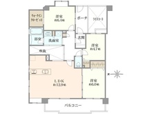 【東京都/葛飾区鎌倉】ライオンズマンション葛飾鎌倉 間取り図