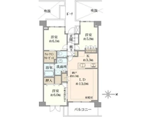 【東京都/江東区大島】プラウド住吉 間取り図