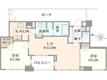 【東京都/世田谷区用賀】用賀パークハウス 間取り図