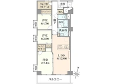 【東京都/江東区南砂】ライオンズマンション東陽町第3 間取り図