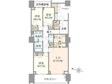 【東京都/渋谷区南平台町】ザ・パークハウス渋谷南平台 間取り図