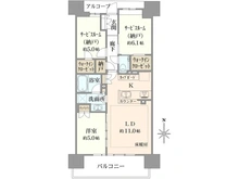 【東京都/江東区東砂】ジオ南砂町 間取り図