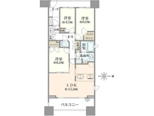 【東京都/江東区南砂】ガーデンフラッグシティ 間取り図
