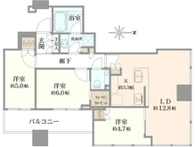【東京都/港区白金】白金ザ・スカイ 西棟 間取り図