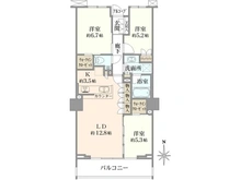 【東京都/江東区木場】木場レジデンス 間取り図
