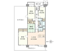 【東京都/江東区東砂】アルファスシティ大島 間取り図