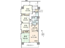 【東京都/江東区南砂】コスモ東陽町親水公園 間取り図