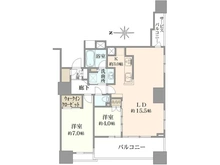 【東京都/江東区扇橋】クレヴィア住吉扇橋 間取り図