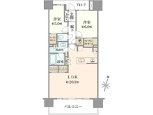 【東京都/江東区扇橋】ジオ深川住吉 間取り図