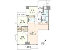【東京都/墨田区東向島】東向島リリエンハイム 間取り図