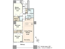 【東京都/豊島区東池袋】エアライズタワー 間取り図