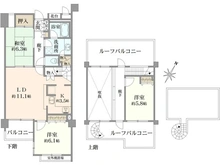 【東京都/板橋区前野町】ヴェル・クレール板橋前野町 間取り図