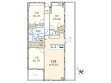 【東京都/板橋区常盤台】ダイアパレス常盤台 間取り図