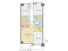 【東京都/豊島区南長崎】マイキャッスル東長崎 間取り図