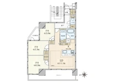 【東京都/板橋区氷川町】サンクレイドル板橋区役所前 間取り図