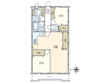 【東京都/板橋区東新町】キャニオンマンション常盤台 間取り図