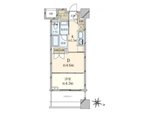 【東京都/板橋区大和町】リビオレゾン板橋本町ステーションサイド 間取り図