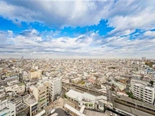 【東京都/北区上十条】ザ・タワー十条 眺望：北東側バルコニーから