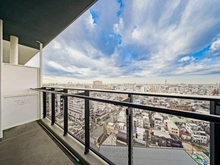 【東京都/北区上十条】ザ・タワー十条 バルコニー：北西側