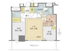 【東京都/豊島区池袋】Brillia Tower 池袋 West 間取り図