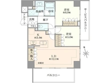 【東京都/大田区南雪谷】ドレッセ南雪谷 間取り図
