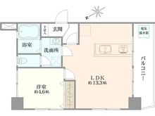 【東京都/新宿区市谷薬王寺町】薬王寺ニューハイツ 間取り図
