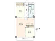 【東京都/北区西ケ原】古河ガーデン・マンション 間取り図