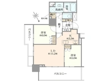 【東京都/豊島区東池袋】プラウドタワー東池袋 間取り図