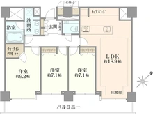 【東京都/新宿区西新宿】西新宿パークサイドタワー 間取り図