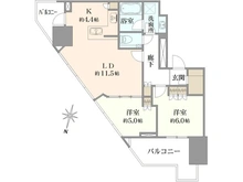 【東京都/豊島区東池袋】プラウドタワー東池袋 間取り図