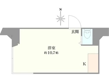 【東京都/文京区湯島】マンション岡 間取り図