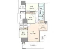 【東京都/豊島区池袋本町】プラウドシティ池袋本町 間取り図