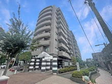 【東京都/豊島区西池袋】オーベル池袋立教通り 外観：大規模修繕工事中