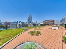 【東京都/中央区月島】THE パームス月島ルナガーデン 共用部：スカイファーム・シルバームーンテラス（10階）