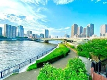 【東京都/中央区月島】THE パームス月島ルナガーデン 隅田川テラス（現地より約500m）：