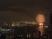 【東京都/中央区晴海】DEUX　TOURS　CANAL＆SPA　EAST　ドゥトゥール 眺望：【STAR ISLAND 2025】の花火の写真