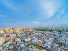 【東京都/豊島区東池袋】プラウドタワー東池袋 眺望：バルコニーからの昼景　※ズームなし