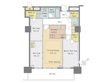【東京都/豊島区東池袋】プラウドタワー東池袋 間取り図